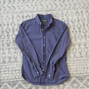 Bonobos Men's Purple and Blue Plaid Shirt